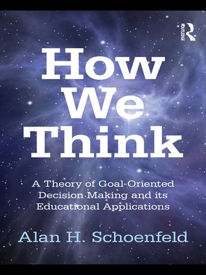 cover image of How We Think